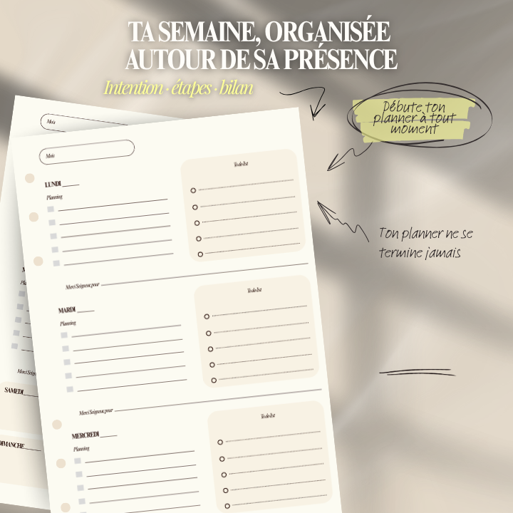 Recharge Page Hebdomadaire