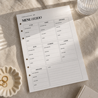 Recharge Menu hebdomadaire