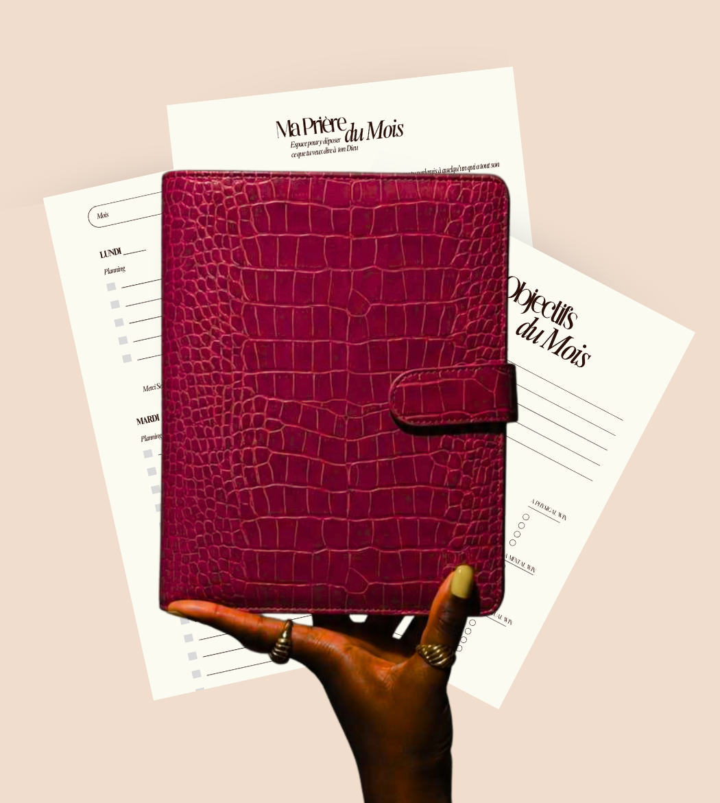HAVAYA · Agenda Chrétien Premium · Organisateur rechargeable